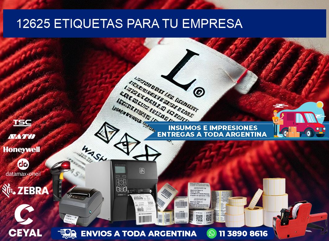 12625 etiquetas para tu empresa