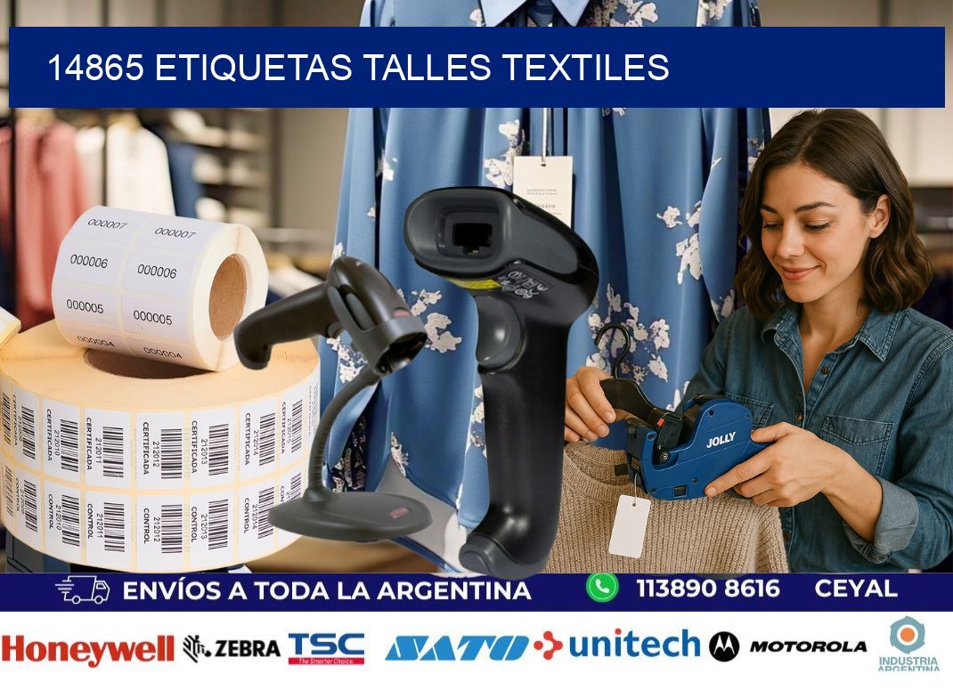 14865 ETIQUETAS TALLES TEXTILES