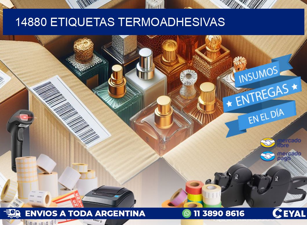 14880 etiquetas termoadhesivas