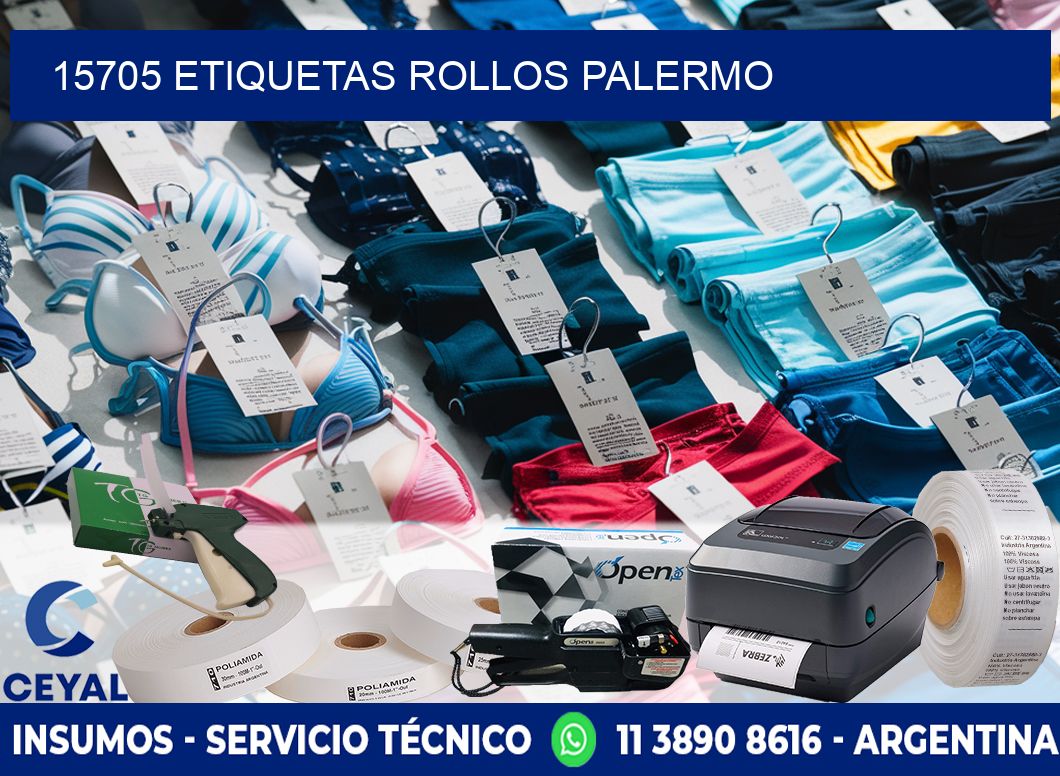 15705 etiquetas rollos PALERMO