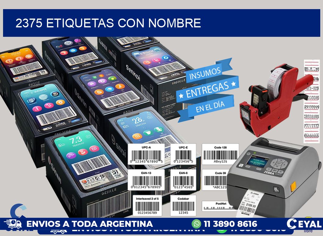 2375 etiquetas con nombre