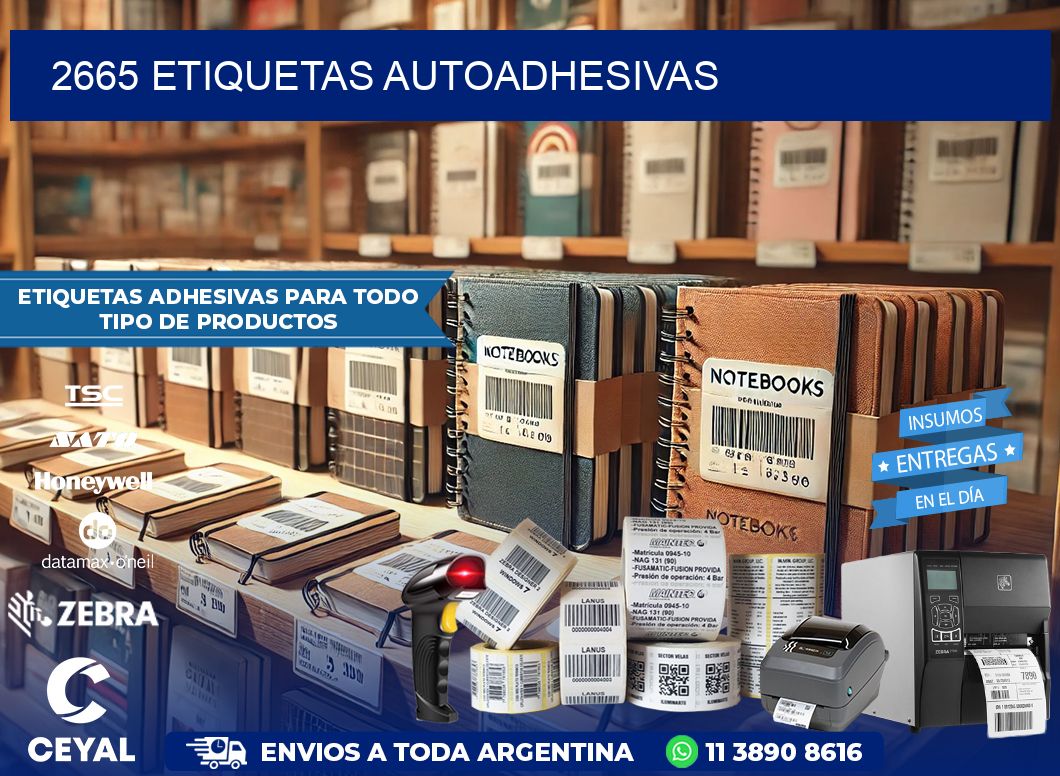 2665 etiquetas autoadhesivas