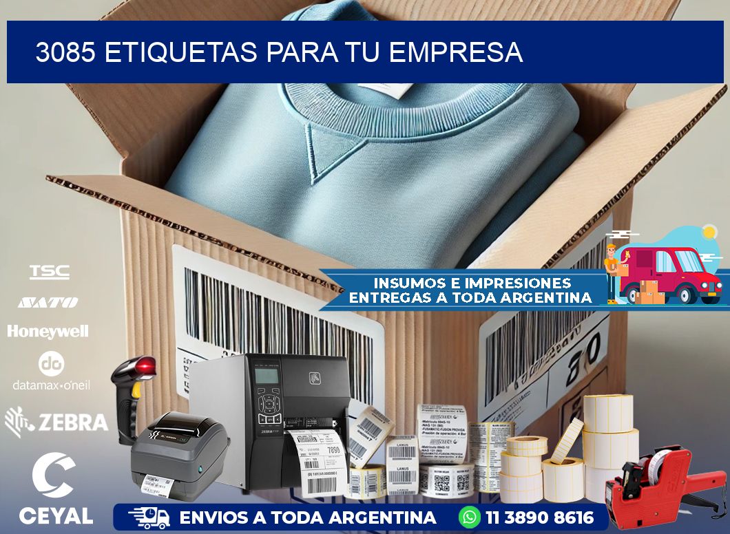 3085 etiquetas para tu empresa