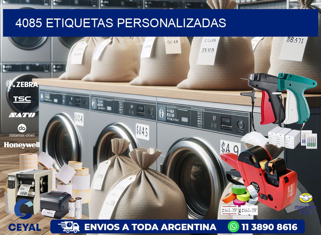 4085 Etiquetas personalizadas