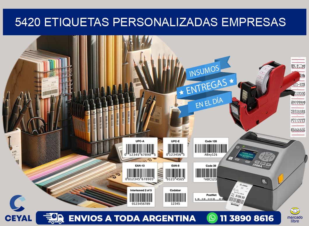 5420 Etiquetas personalizadas empresas