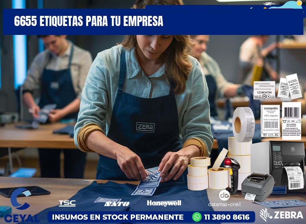 6655 etiquetas para tu empresa
