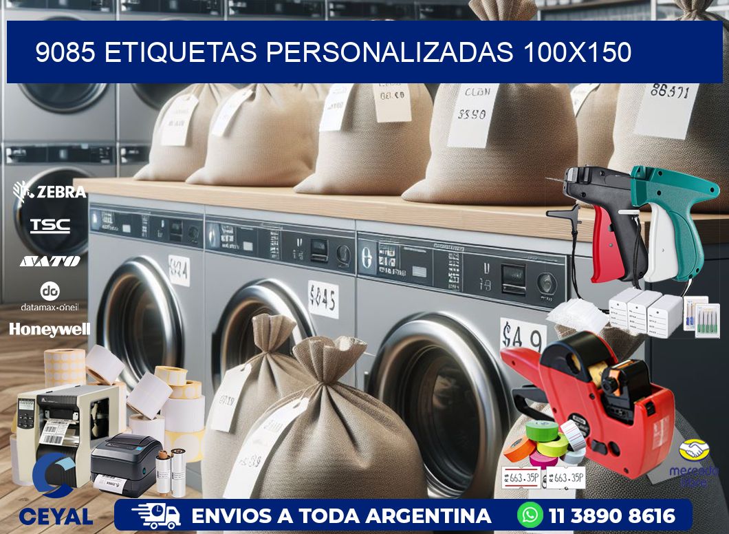 9085 Etiquetas personalizadas 100x150