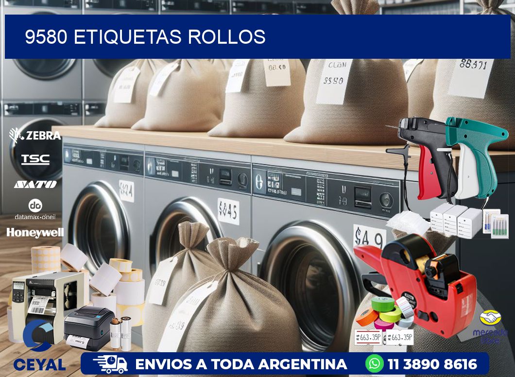 9580 etiquetas rollos
