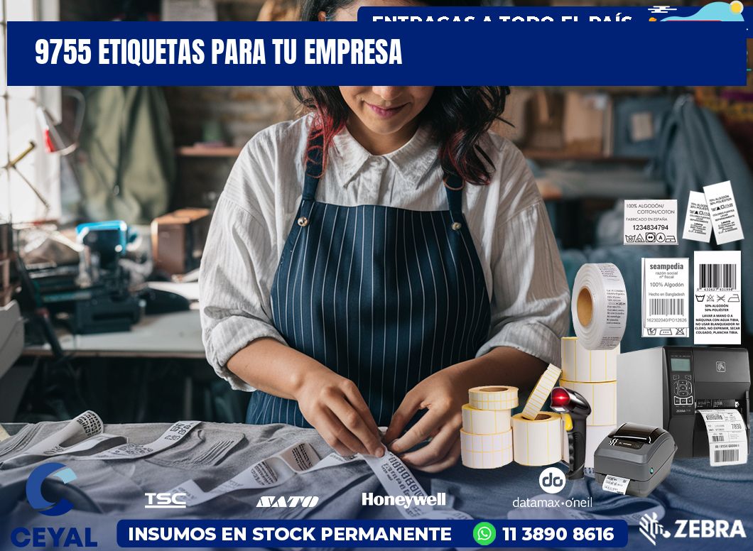 9755 etiquetas para tu empresa