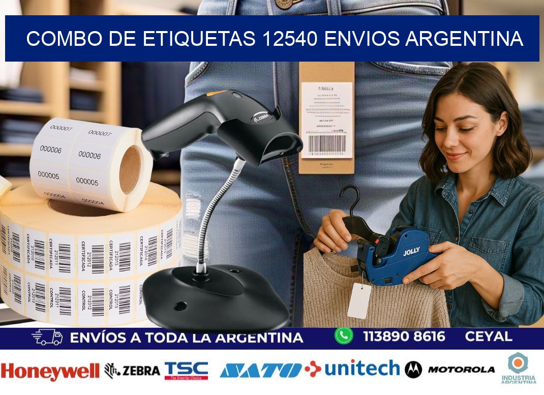 Combo de etiquetas 12540 ENVIOS ARGENTINA