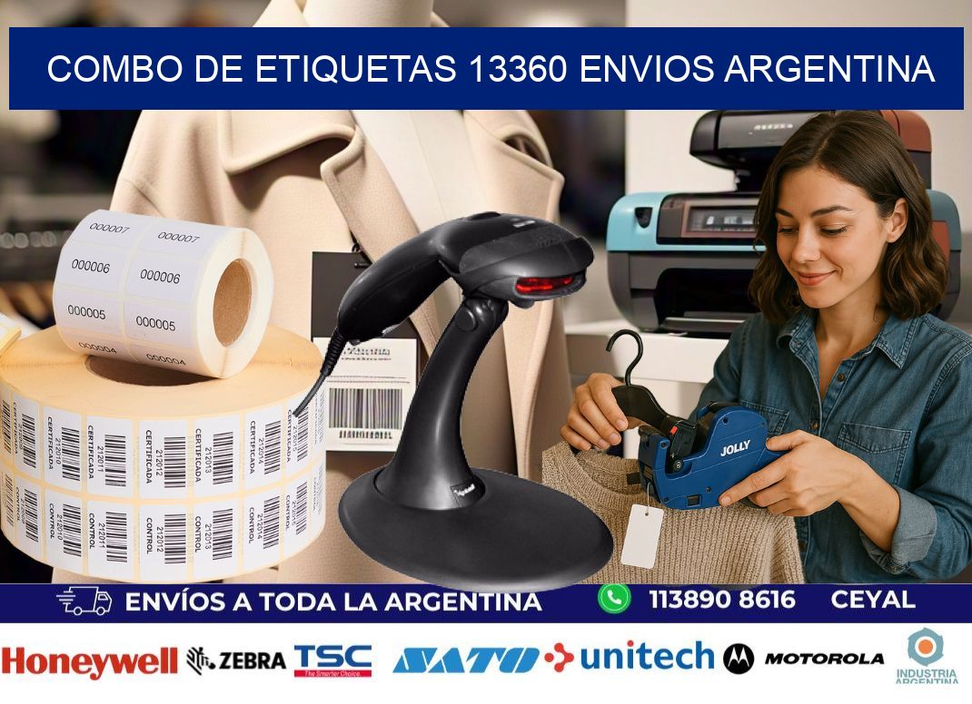 Combo de etiquetas 13360 ENVIOS ARGENTINA
