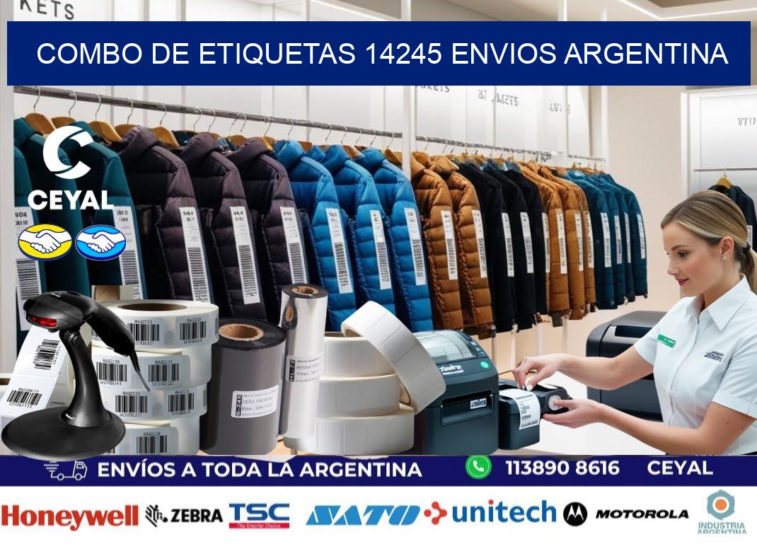 Combo de etiquetas 14245 ENVIOS ARGENTINA