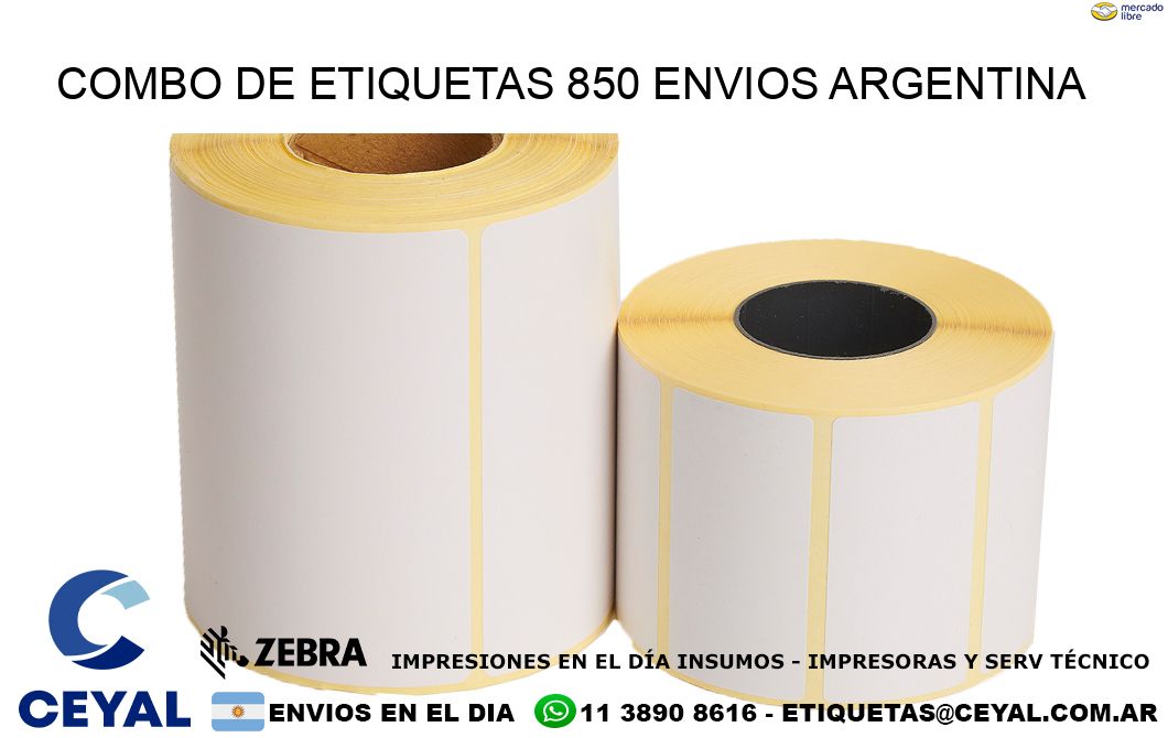 Combo de etiquetas 850 ENVIOS ARGENTINA