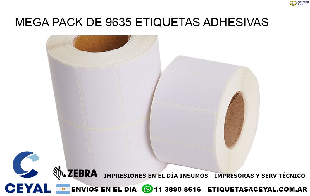 Mega pack de 9635 etiquetas adhesivas
