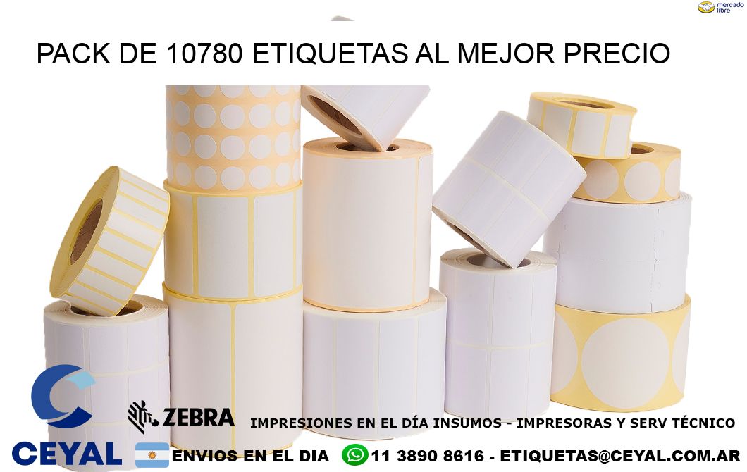 Pack de 10780 etiquetas al mejor precio