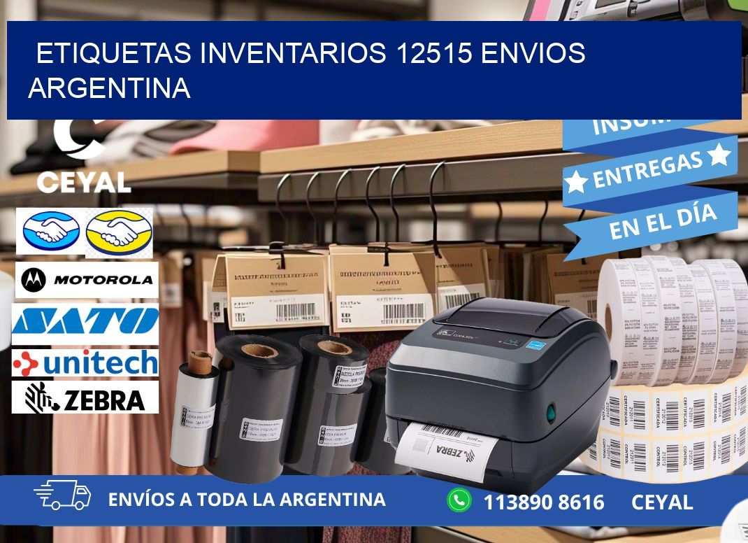 etiquetas inventarios 12515 ENVIOS ARGENTINA