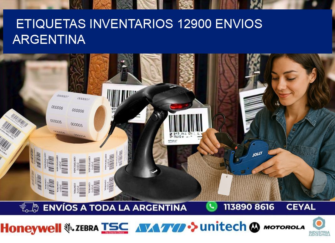 etiquetas inventarios 12900 ENVIOS ARGENTINA