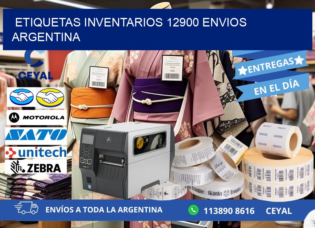 etiquetas inventarios 12900 ENVIOS ARGENTINA