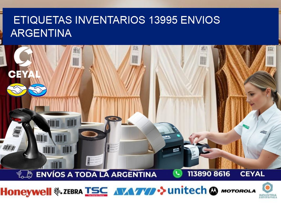 etiquetas inventarios 13995 ENVIOS ARGENTINA