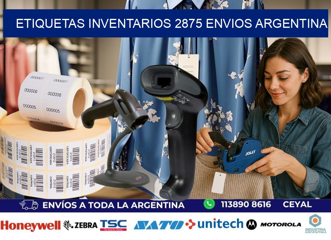 etiquetas inventarios 2875 ENVIOS ARGENTINA