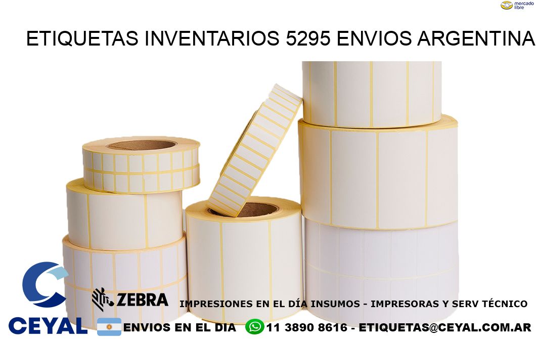 etiquetas inventarios 5295 ENVIOS ARGENTINA