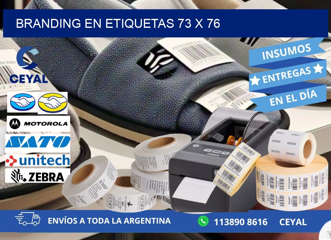 Branding en etiquetas 73 x 76