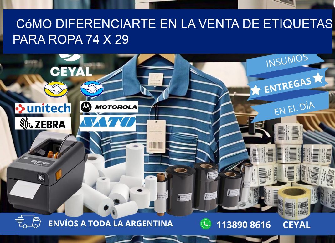 Cómo Diferenciarte en la Venta de Etiquetas para Ropa 74 x 29