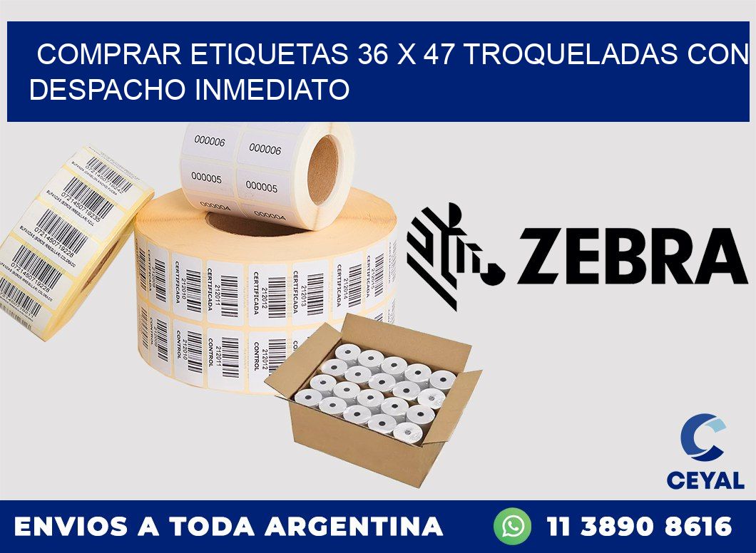 Comprar etiquetas 36 x 47 troqueladas con despacho inmediato