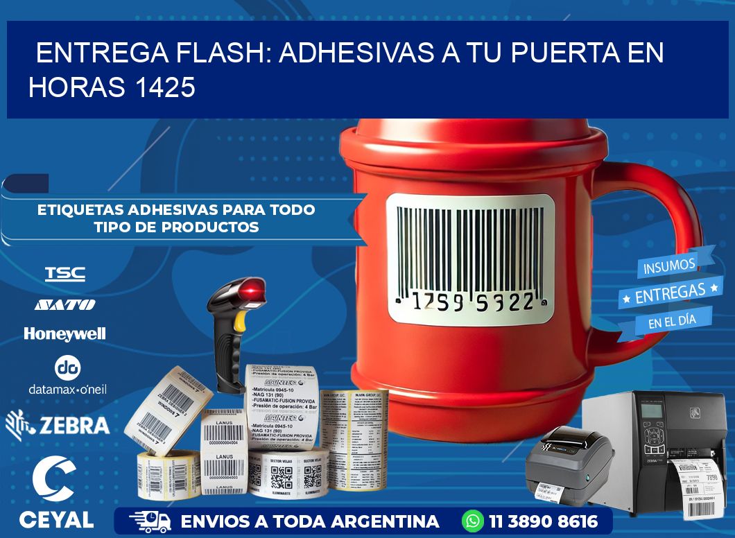 Entrega Flash: Adhesivas A Tu Puerta en Horas 1425