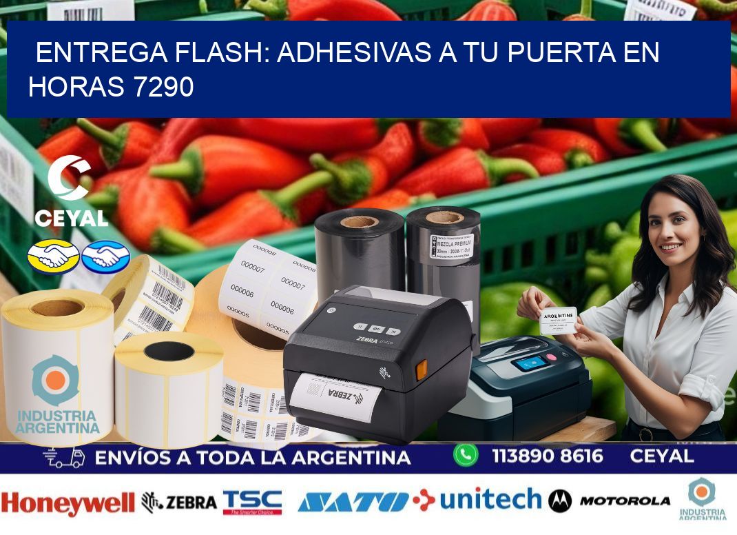 Entrega Flash: Adhesivas A Tu Puerta en Horas 7290