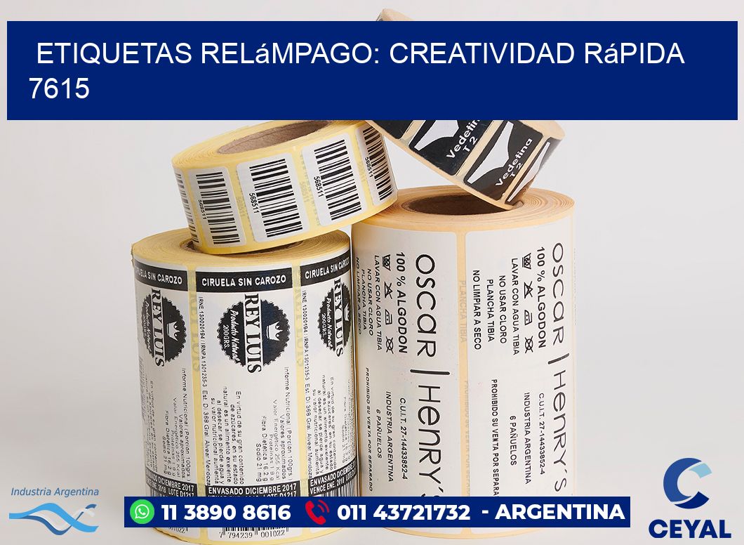 Etiquetas Relámpago: Creatividad Rápida 7615