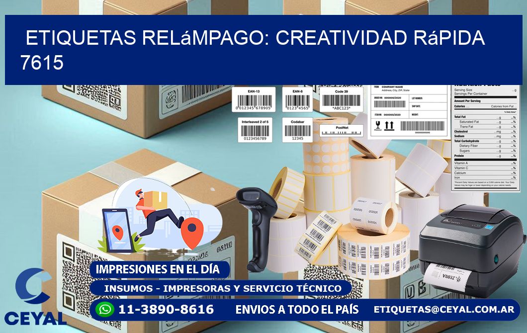 Etiquetas Relámpago: Creatividad Rápida 7615