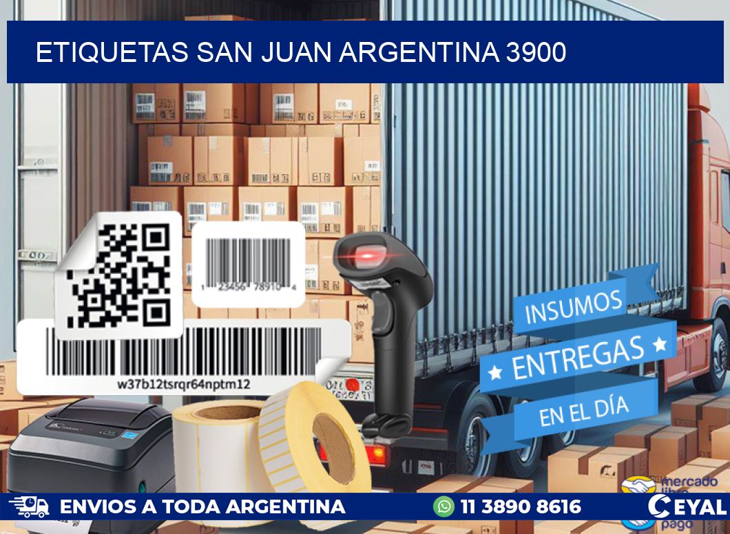 Etiquetas San Juan Argentina 3900