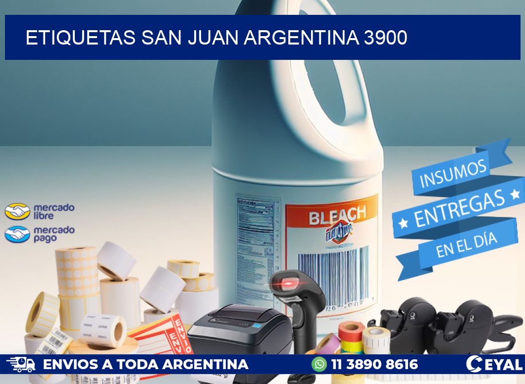 Etiquetas San Juan Argentina 3900