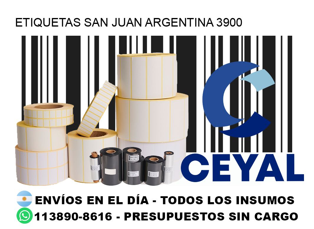 Etiquetas San Juan Argentina 3900