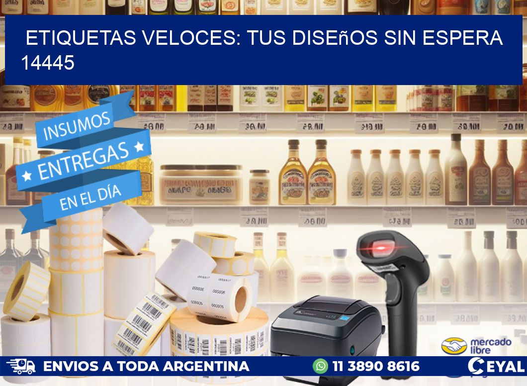 Etiquetas Veloces: Tus Diseños sin Espera 14445