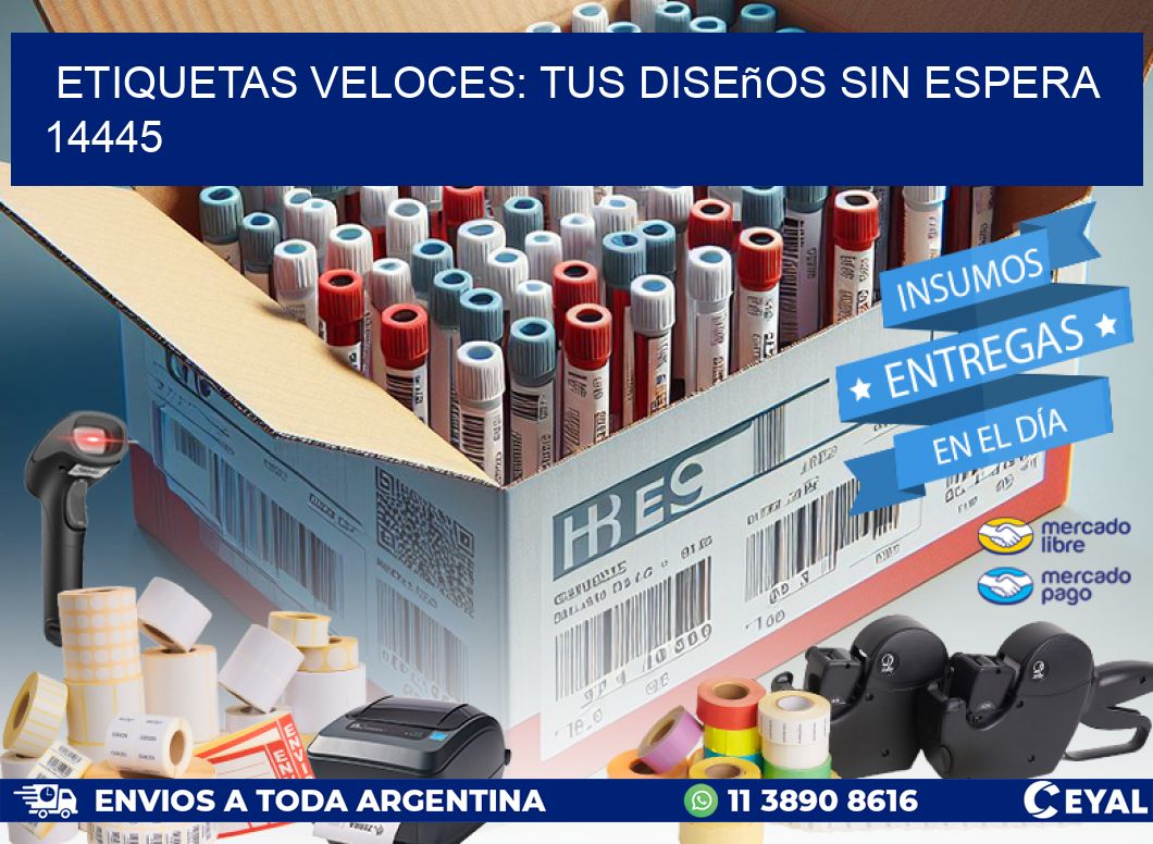 Etiquetas Veloces: Tus Diseños sin Espera 14445