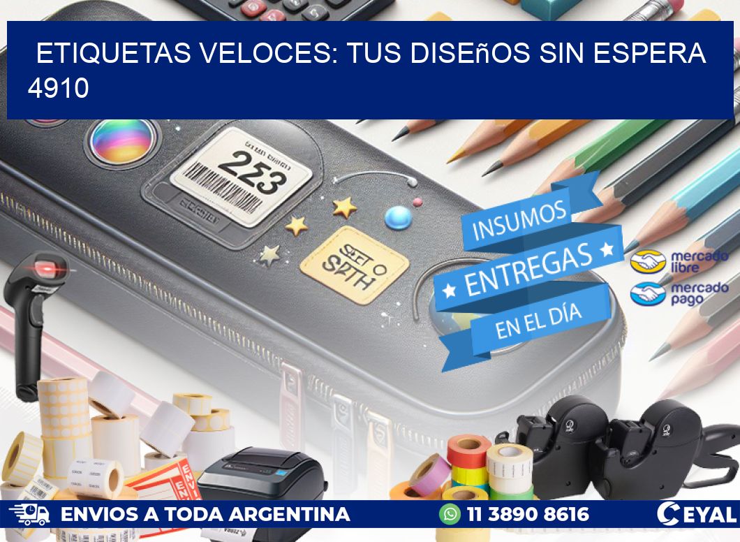 Etiquetas Veloces: Tus Diseños sin Espera 4910