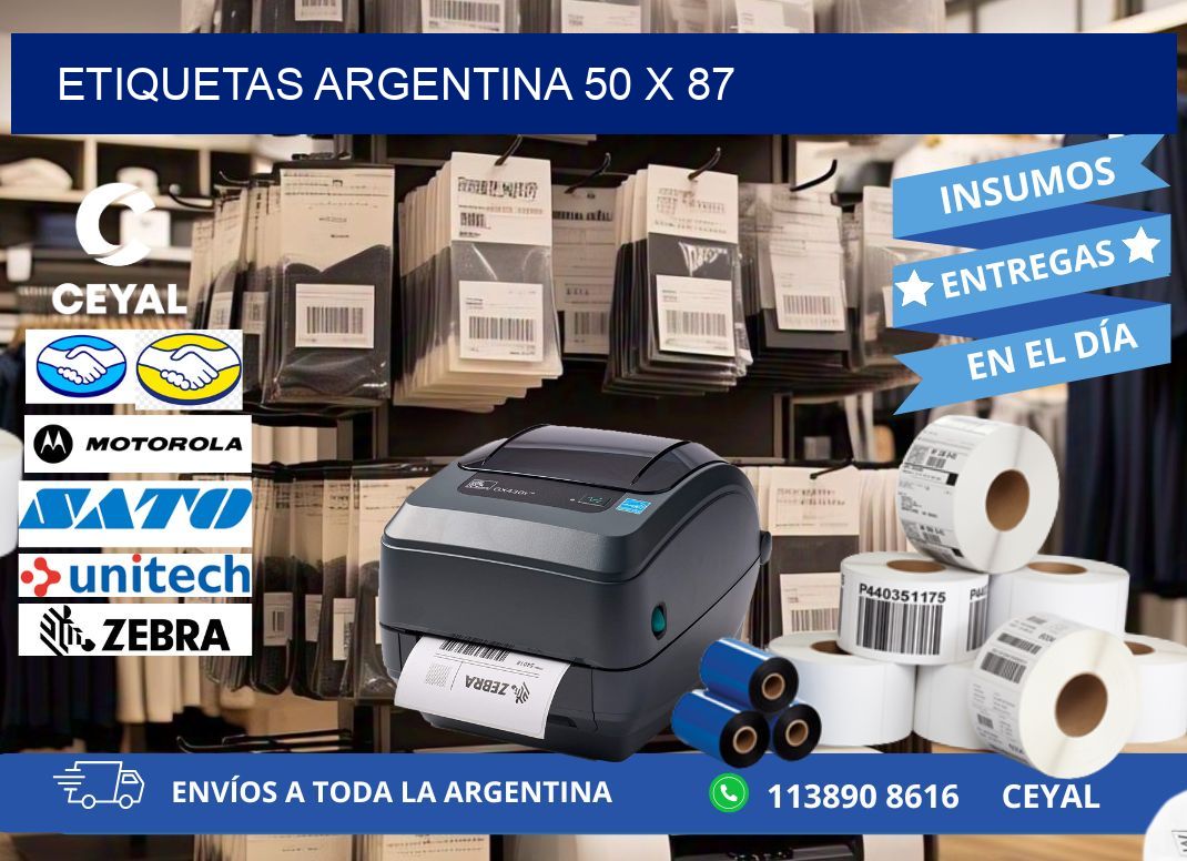 Etiquetas argentina 50 x 87