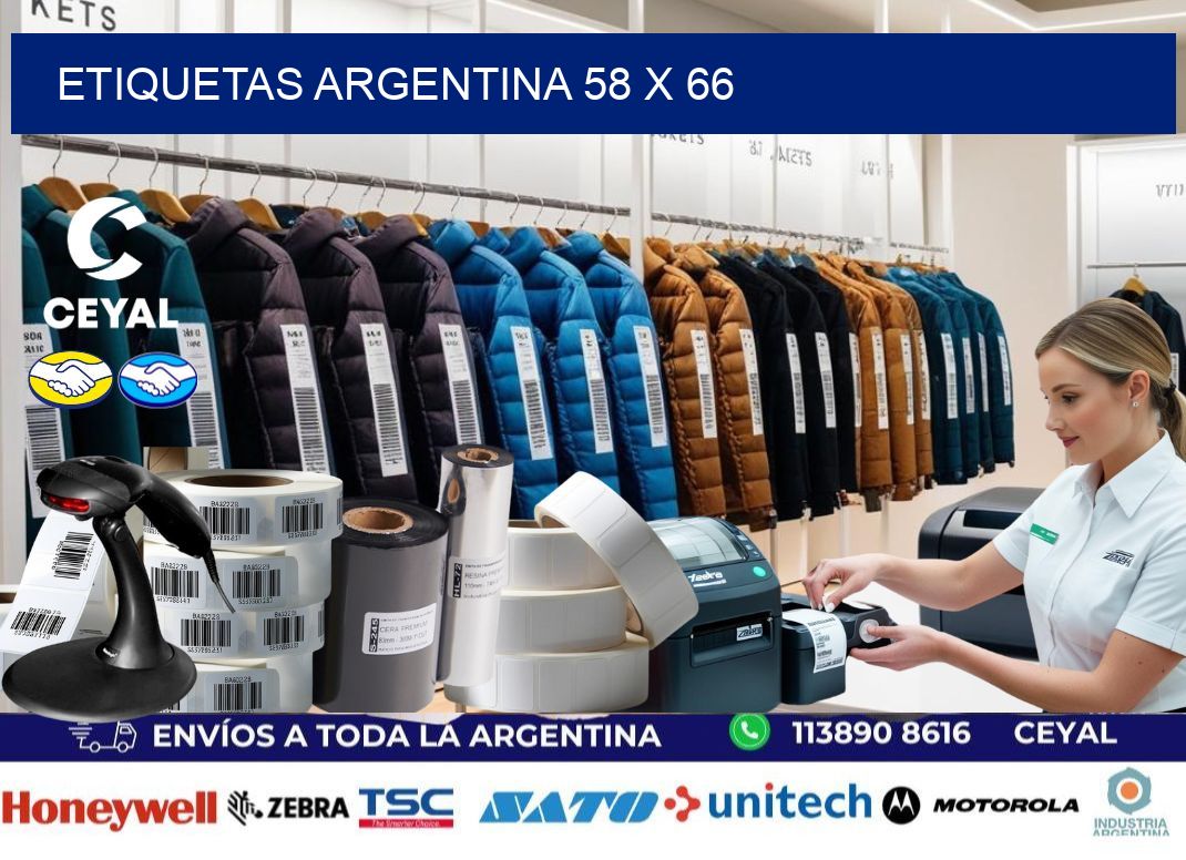 Etiquetas argentina 58 x 66