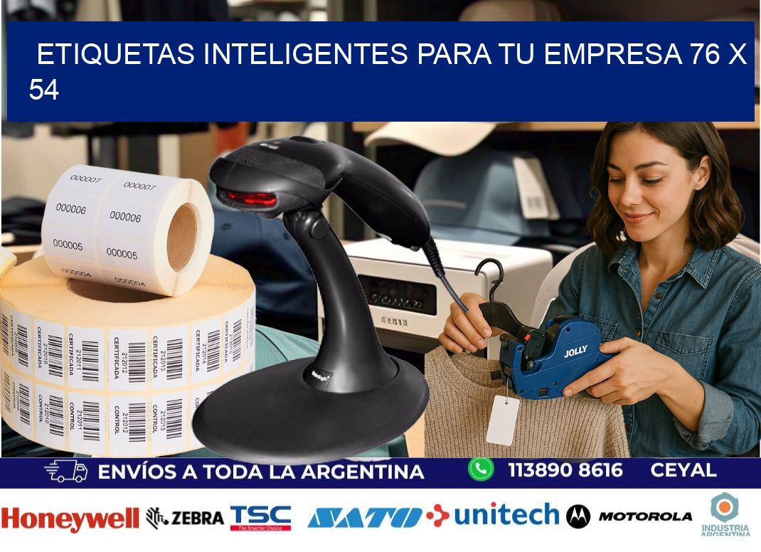 Etiquetas inteligentes para tu empresa 76 x 54