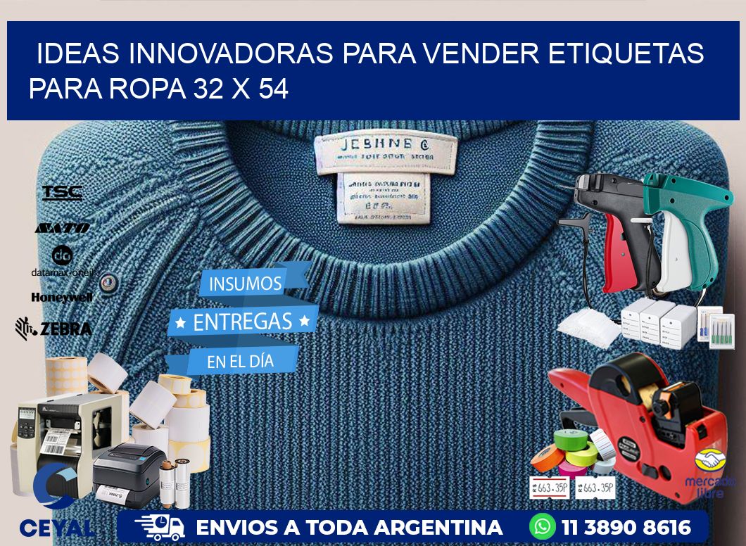 Ideas Innovadoras para Vender Etiquetas para Ropa 32 x 54