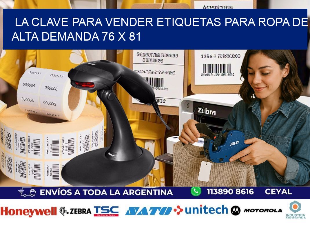 La Clave para Vender Etiquetas para Ropa de Alta Demanda 76 x 81