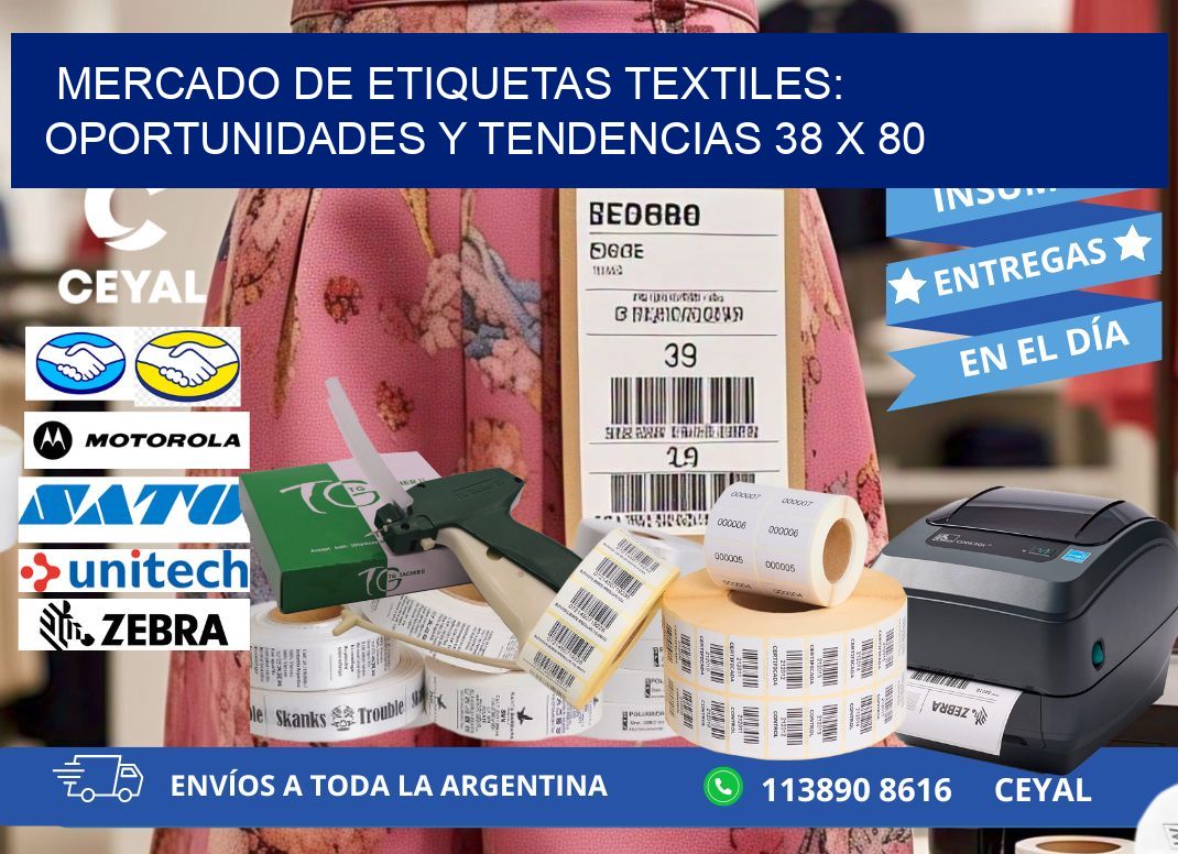 Mercado de Etiquetas Textiles: Oportunidades y Tendencias 38 x 80