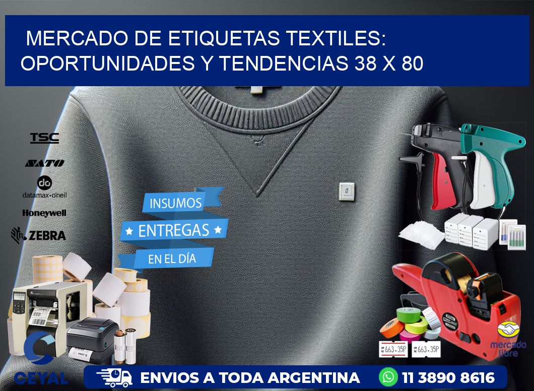 Mercado de Etiquetas Textiles: Oportunidades y Tendencias 38 x 80