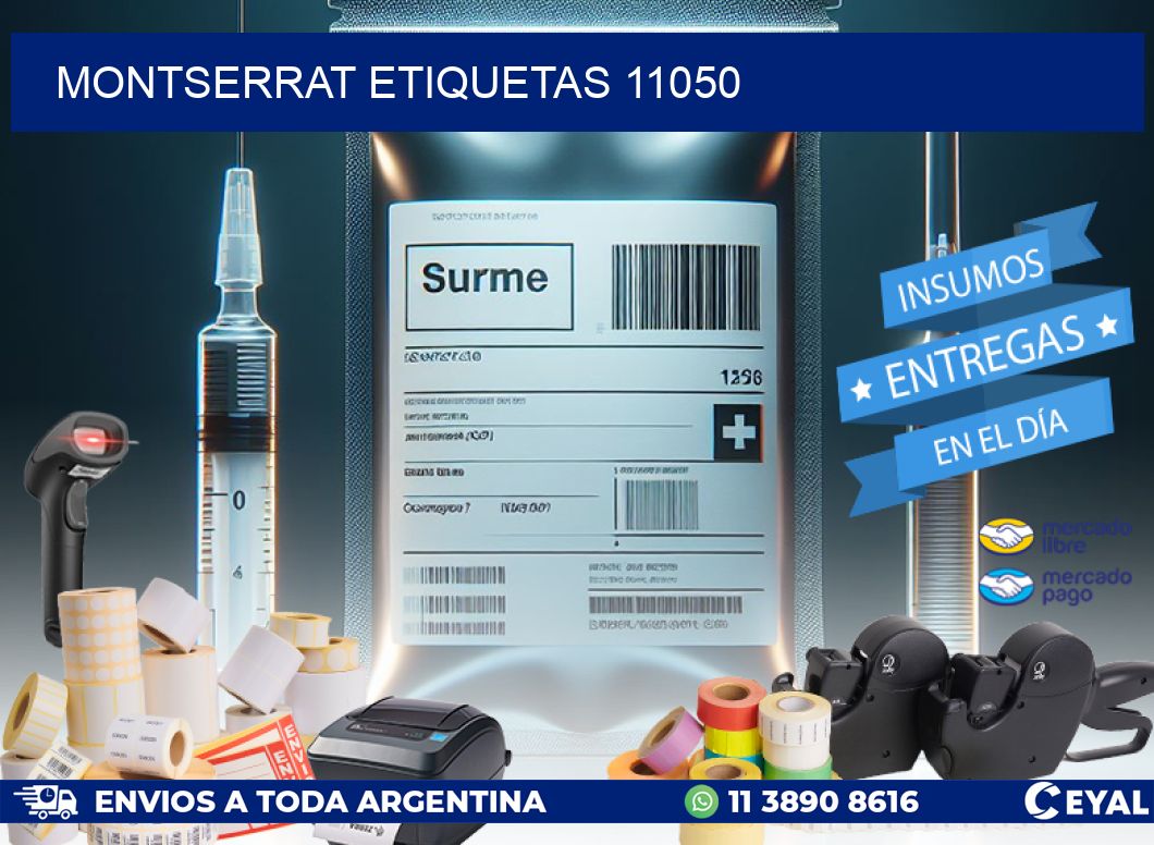 Montserrat etiquetas 11050