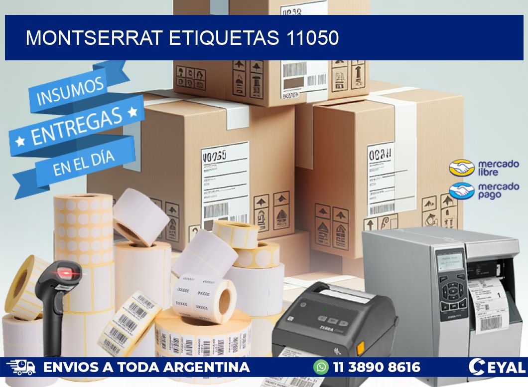 Montserrat etiquetas 11050