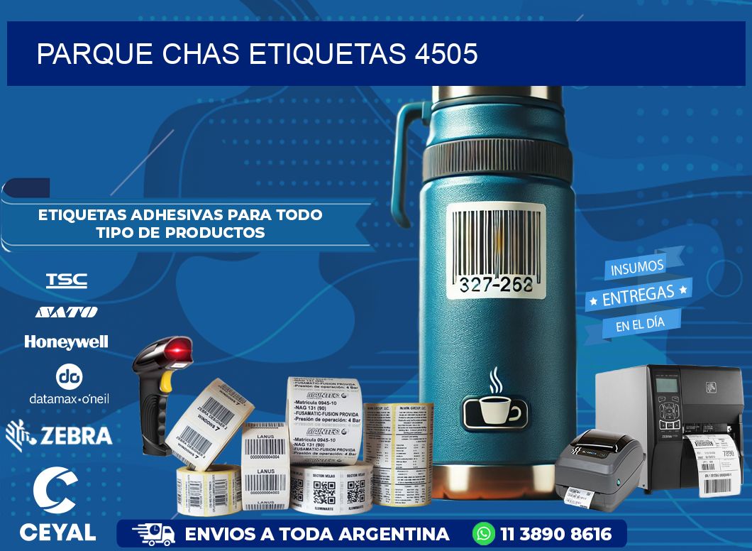 Parque Chas etiquetas 4505