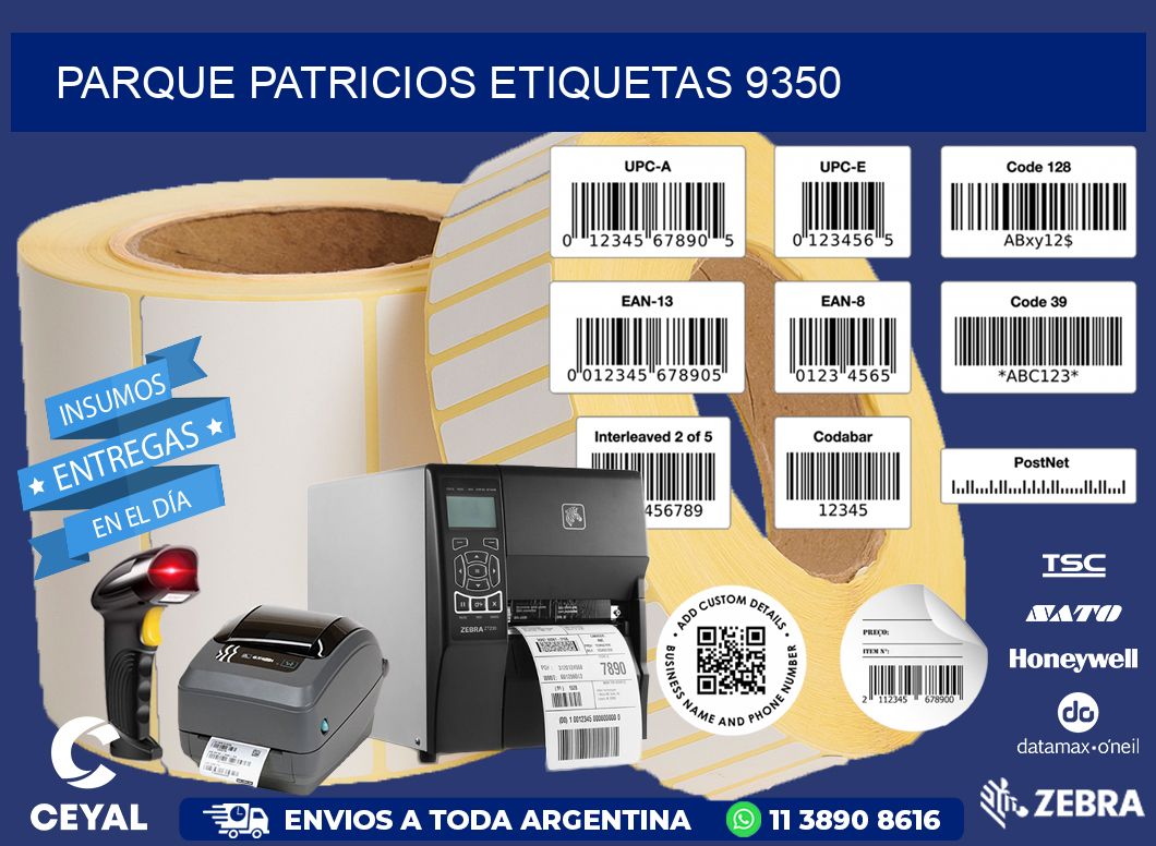 Parque Patricios etiquetas 9350