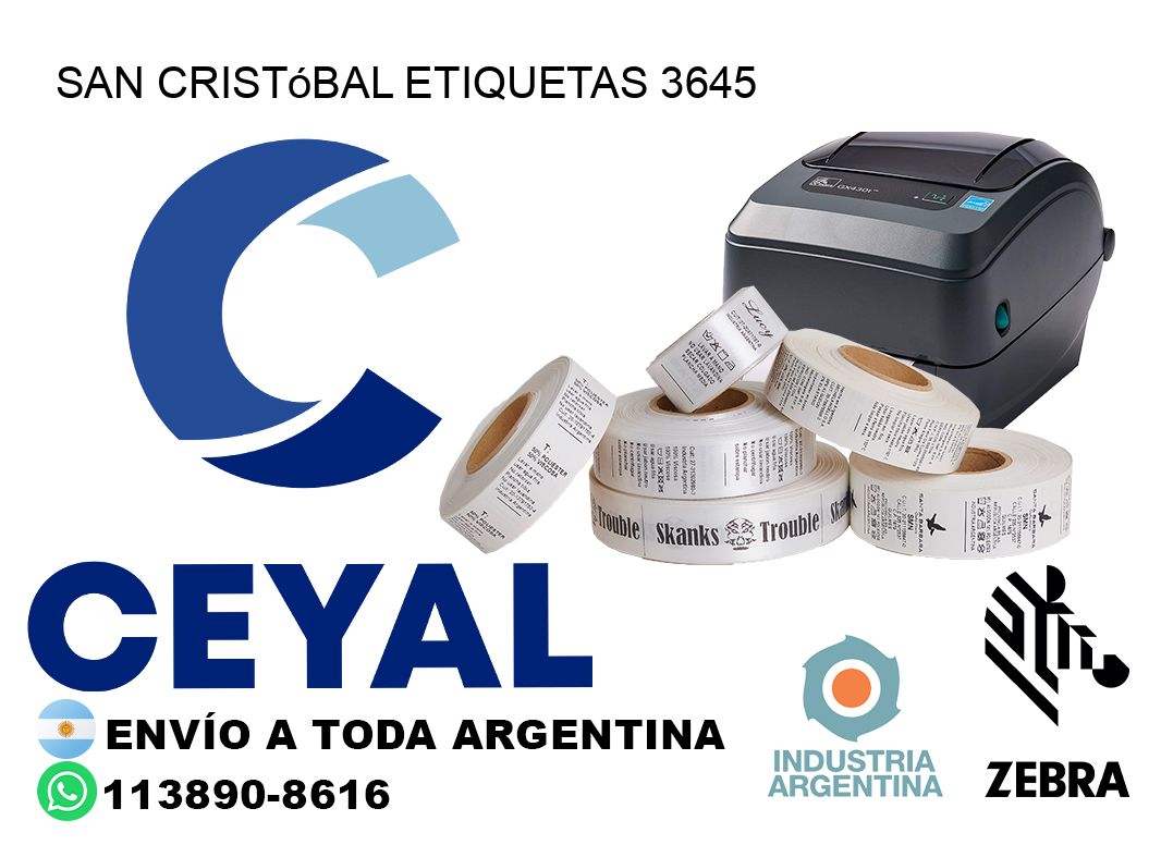 San Cristóbal etiquetas 3645